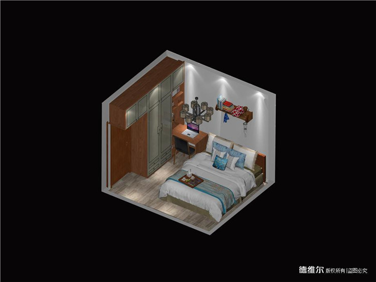 嶺南印象系列兒童房衣櫃定制