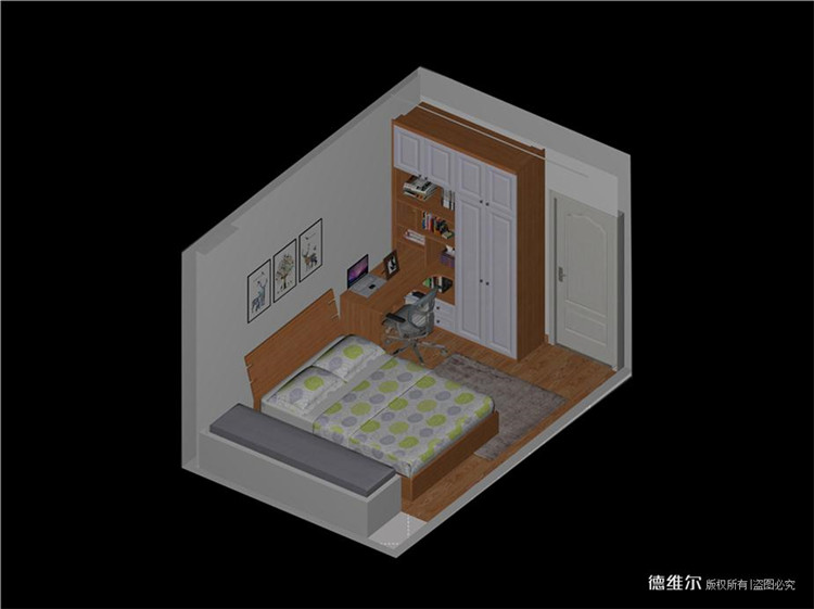 缤紛四季系列卧室衣櫃定制